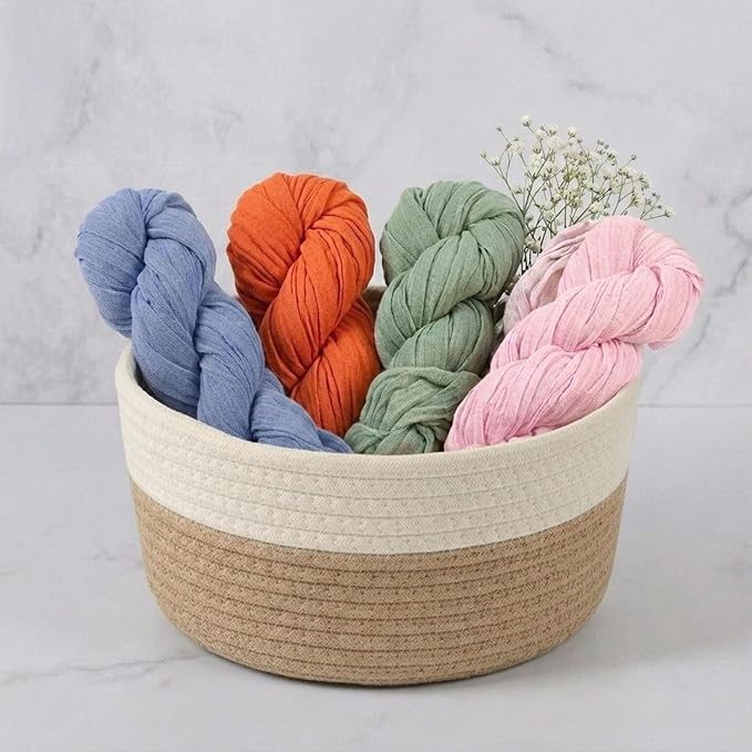 10 Pack Orange Cheesecloth Table Runner 17 x 108 Inch | Boho Gauze Fabric - Image 5