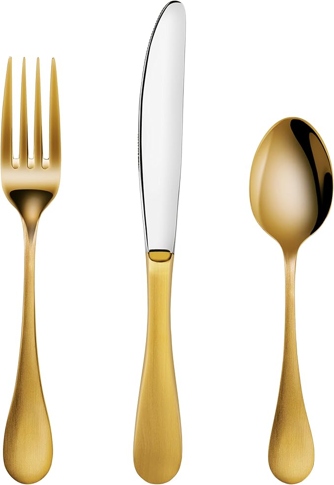 Artaste 56907 Rain 18/10 Stainless Steel Flatware 36-Piece Set, Service - Image 2