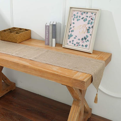 Tosewever Decorative Linen Table Runner - Image 9