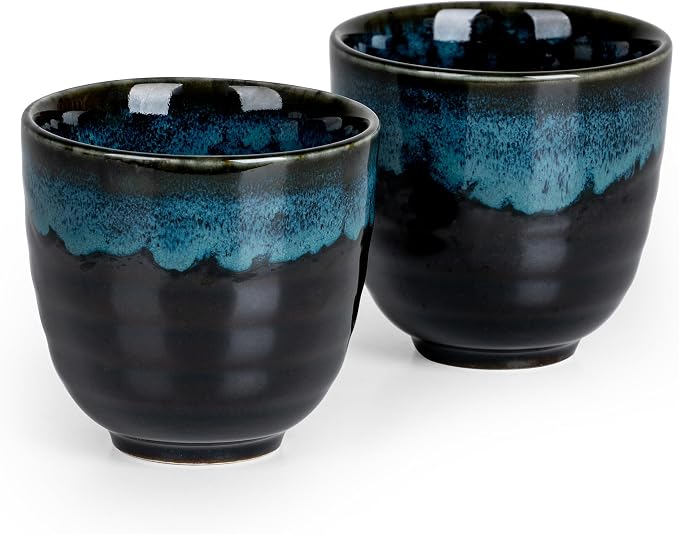 Ceramic Japanese Tea Cups, 5 oz Tea Cup, Asian Teacup by Tacuhy