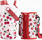 12 oz Kids Water Bottle for Girls: Leakproof, Durable Straw Spout Lid, 24H Cold by POWCAN