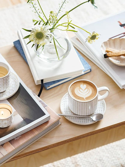 LE TAUCI 6 oz Stackable Cappuccino Cups - Image 2
