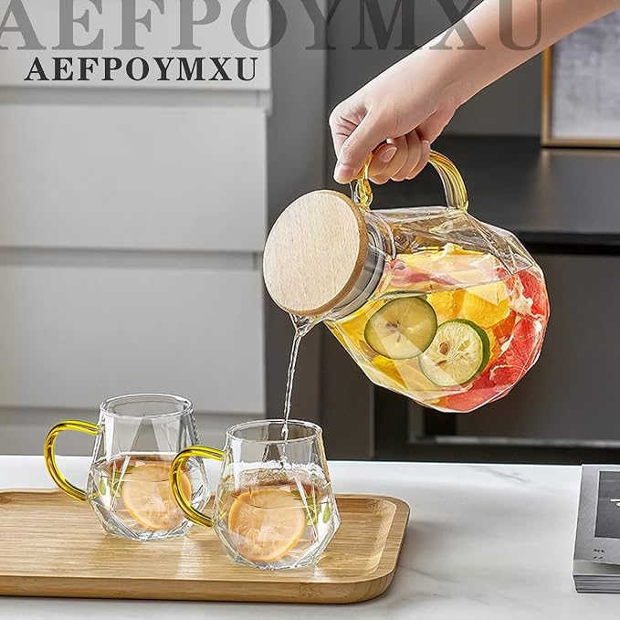 AEFPOYMXU 10 oz Clear Glass Espresso Cups Set of 2 Coffee Cups - Image 7