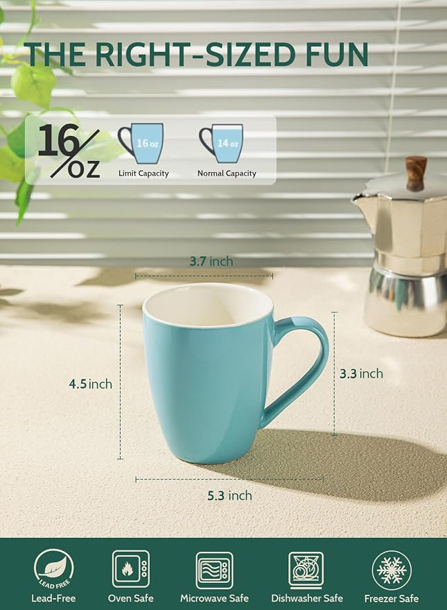 Sweese Porcelain Coffee Mugs - Image 2