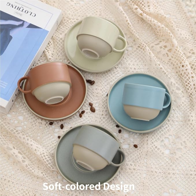 Little minimalist ceramic pottery tea cup - Image 4