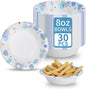 30 Count 8oz Paper Bowls, Disposable Bowls Microwaveable, Soak Proof and Cut by Unknown