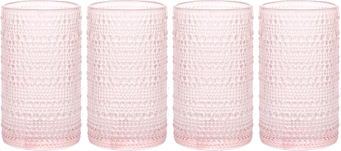 Glaver's Hobnail Drinking Glasses, Beaded Drinking Glasses, Bubble Glasses - Image 5