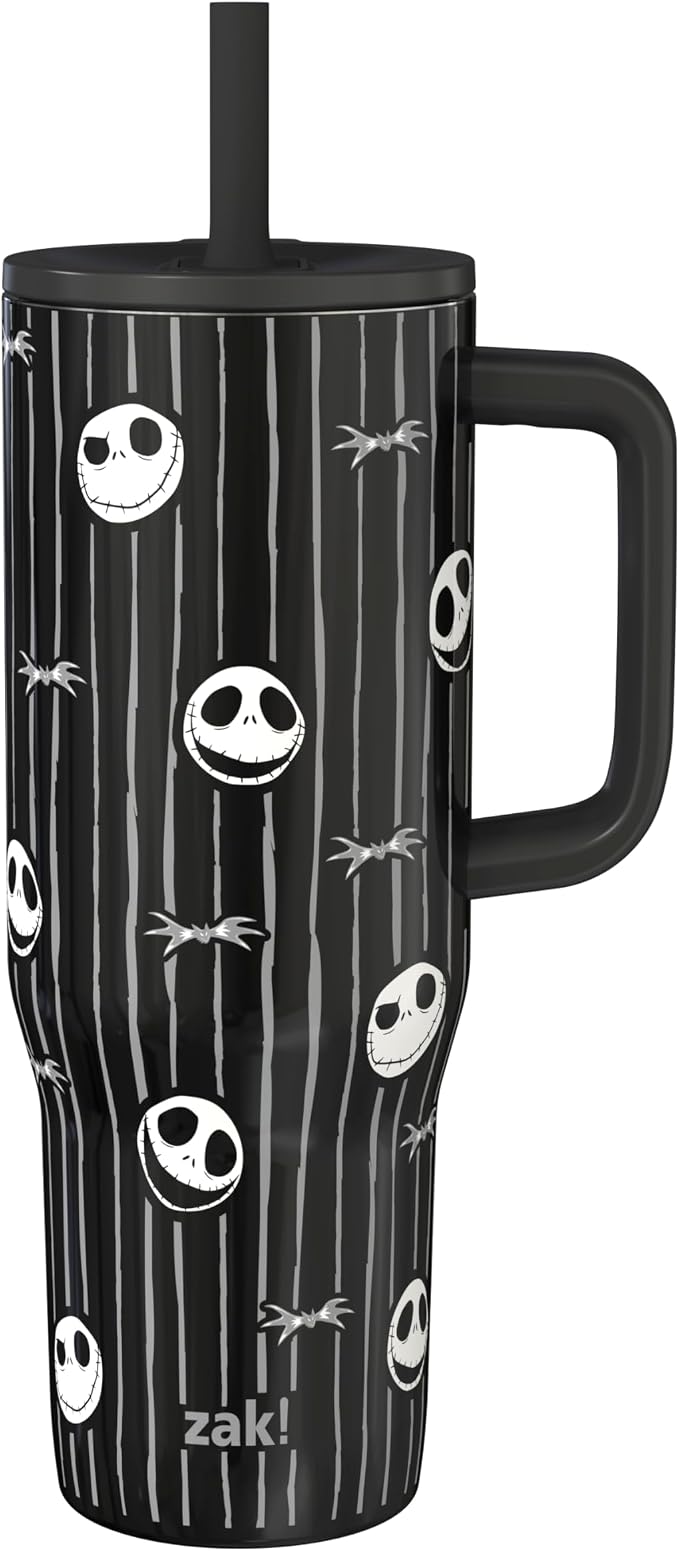 Zak Designs Nightmare Before Christmas 30oz Spill-Proof Insulated Tumbler | BPA by ZakDesigns