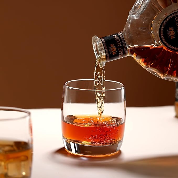 Whiskey Glasses Set of 6, Premium Crystal Bourbon Glass, 12.5 oz Drinking - Image 5