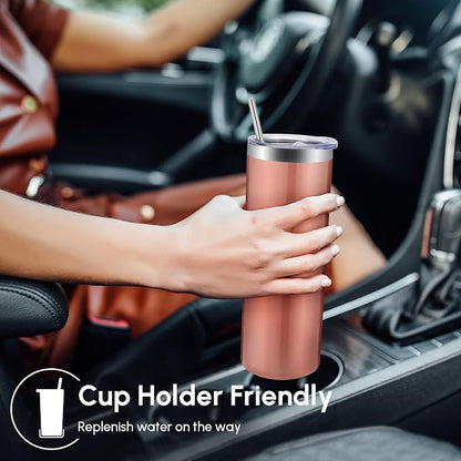 Volhoply 4 Pack Skinny Tumblers - Image 4