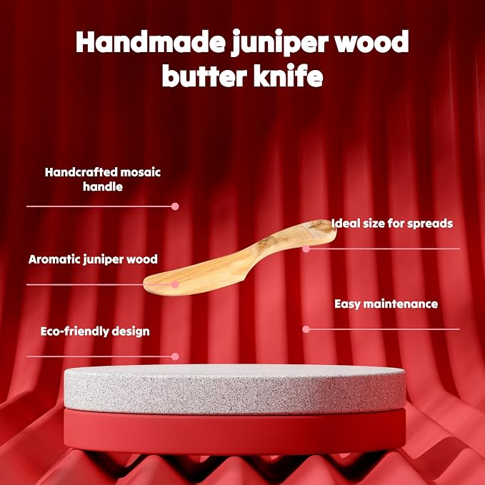 Handmade Juniper Wood Butter Knife - Image 6