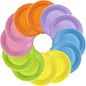 Thenshop 300 Pcs Colorful Paper Plates 7 Inch Disposable Party Plates for Dessert Cake Birthday Party Supplies(Macaron Colors)