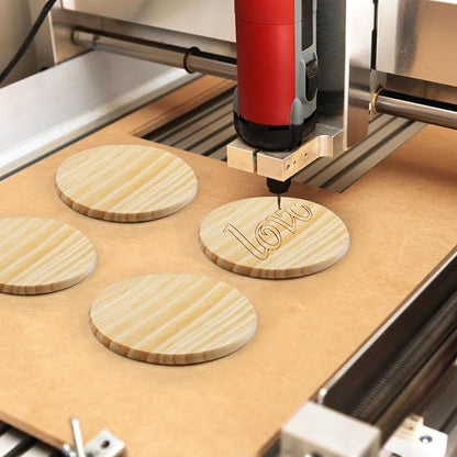 96 pcs Unfinished Wood Coasters - Image 7