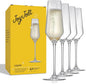 JoyJolt Champagne Glasses Layla Collection, Sparkling Wine, Anniversaries by JoyJolt