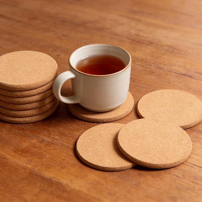 10 Pcs Cork Coaster, Cork Coasters - Image 6