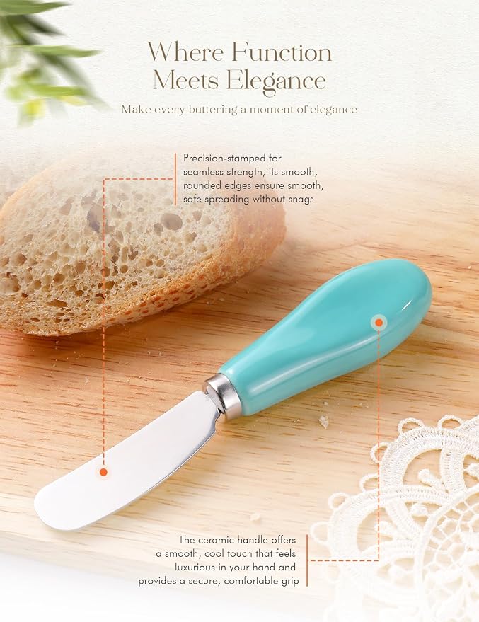Stainless Steel Butter Spreader Knife 2 Pack - Image 2