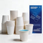 MOUMOULIFE 3 oz Disposable Paper Cups 200 Count, Bathroom Mouthwash Cups by moumoulife