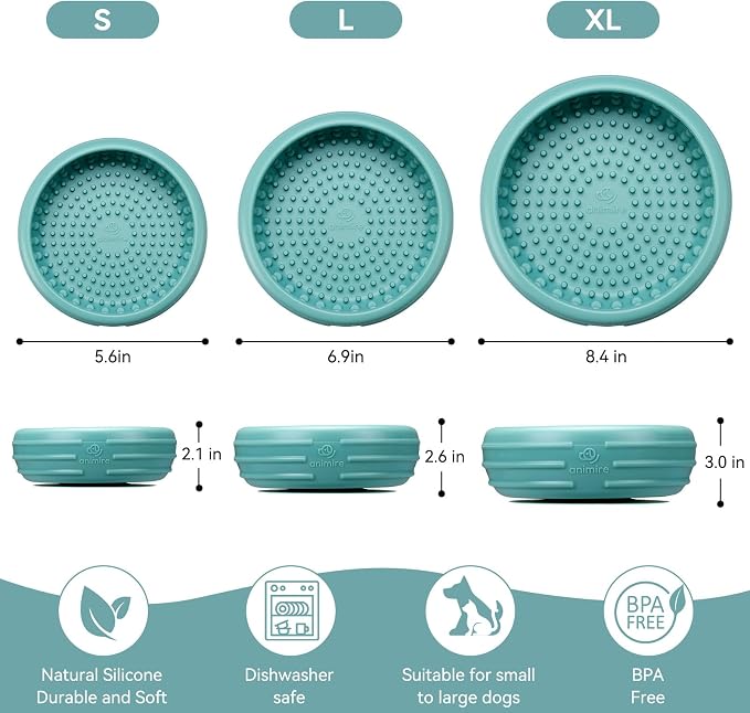 Dog Lick Bowl, Animire Freeze Lick Mat - Image 6