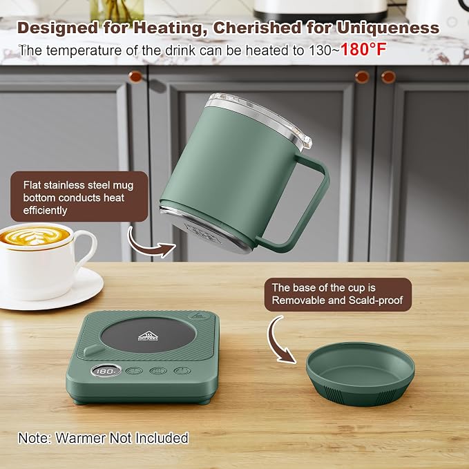 Felibeaco 16oz Heated Coffee Mug - Image 2
