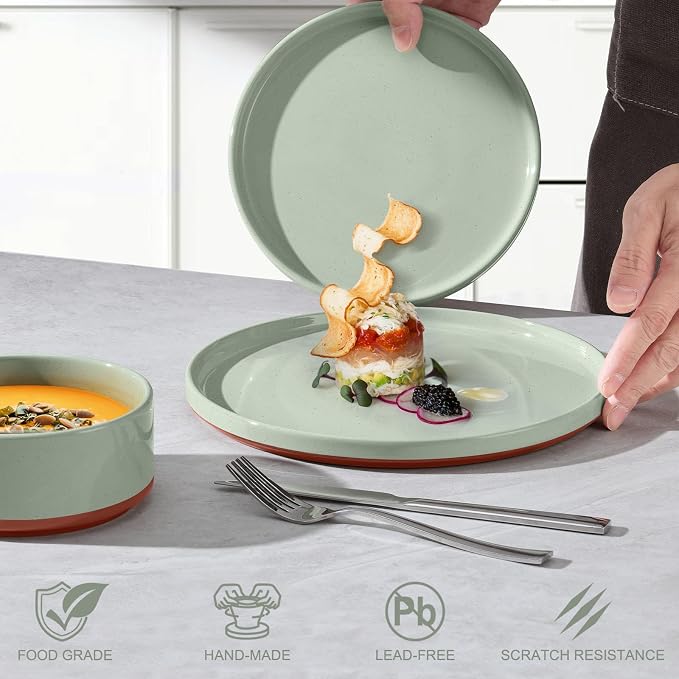 LIANYU Stoneware Dinnerware Sets Service - Image 3