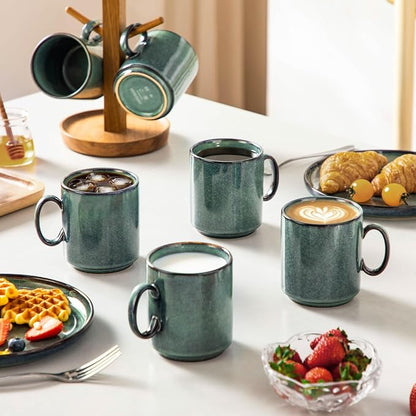 vancasso STARRY Ceramic Coffee Mugs Set of 6, 12 Oz Coffee Cups - Image 6