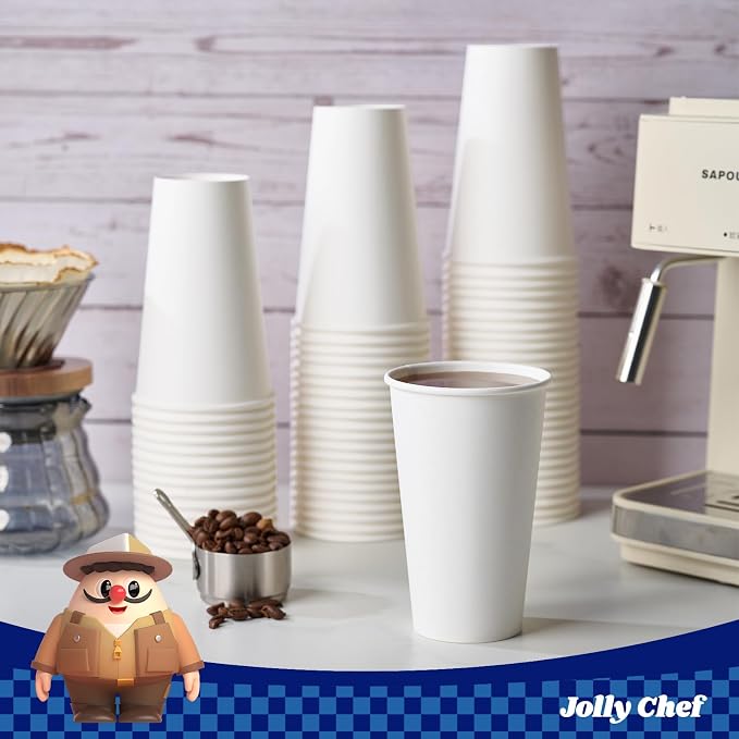 JOLLY CHEF 180 Count 16 oz Coffee Cups, or Tea, Suitable - Image 4