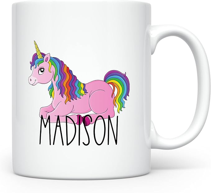 Personalized Mug for Kids, Girls | Customized Hot Chocolate, Coffee & Tea Cup | by Homebee