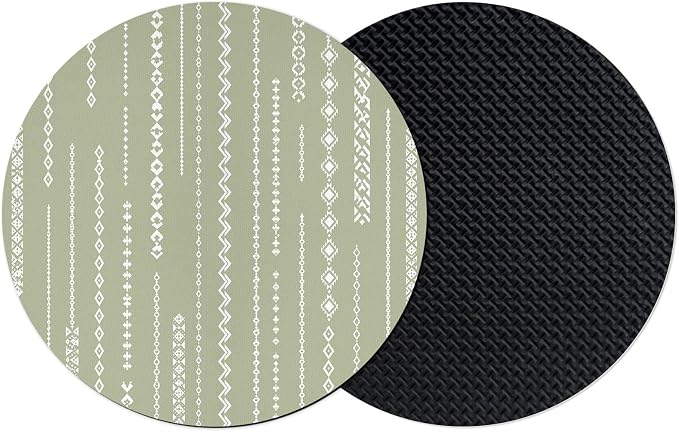 Sage Green Coasters Set of 2 Absorbent Coasters by Unknown