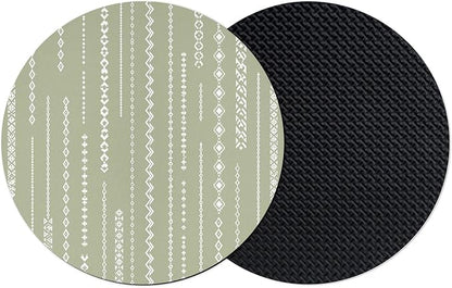 Sage Green Coasters Set of 2 Absorbent Coasters by Unknown