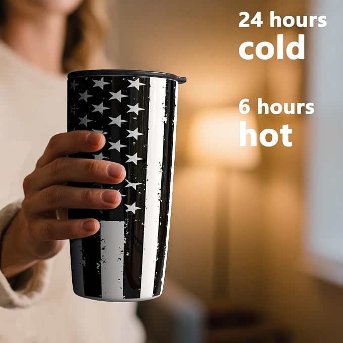 TILUCK 20 oz Insulated Coffee Tumbler - Image 3