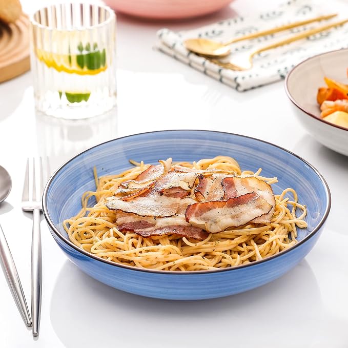 KitchenTour Ceramic Pasta Bowls - Image 5