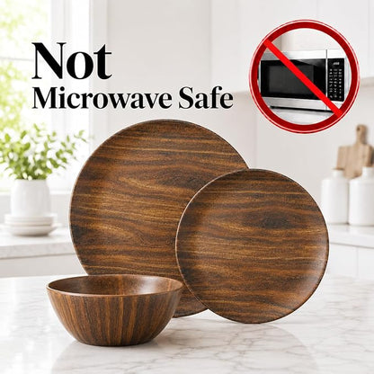 TP 18-Piece Melamine Dinnerware Sets, Service - Image 3