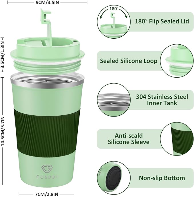CS COSDDI 12 oz Stainless Steel Vacuum Insulated Tumbler - Image 2