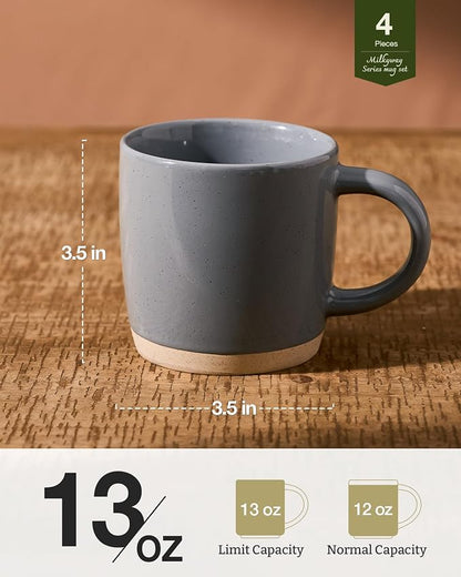 famiware Coffee Mugs for 4, 13 oz Mug Set, Drinking Cup - Image 5