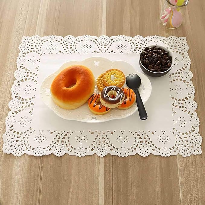 White Lace Paper Doilies - Image 3