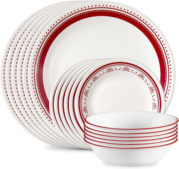 Corelle Everyday 18-PC Dinnerware Set Service by Corelle