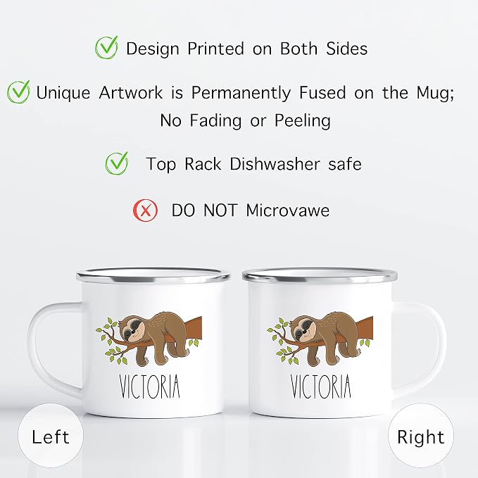 Personalized Mug for Kids, Girls | Customized Hot Chocolate, Coffee & Milk Cup - Image 2