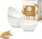 Wheat Straw Bowls Set of 6, Unbreakable Small Plastic Bowls 10oz, Small Serving by BUSOKIP