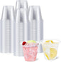 BYSNOW 250 Pack 9 oz Clear Plastic Cups Disposable Plastic Wine Cups | by BYSNOW