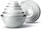 COOK WITH COLOR Mixing Bowls with TPR Lids by CookwithColor