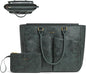 Laptop Tote Bag for Women, Leather Work Tote by Lifeamar