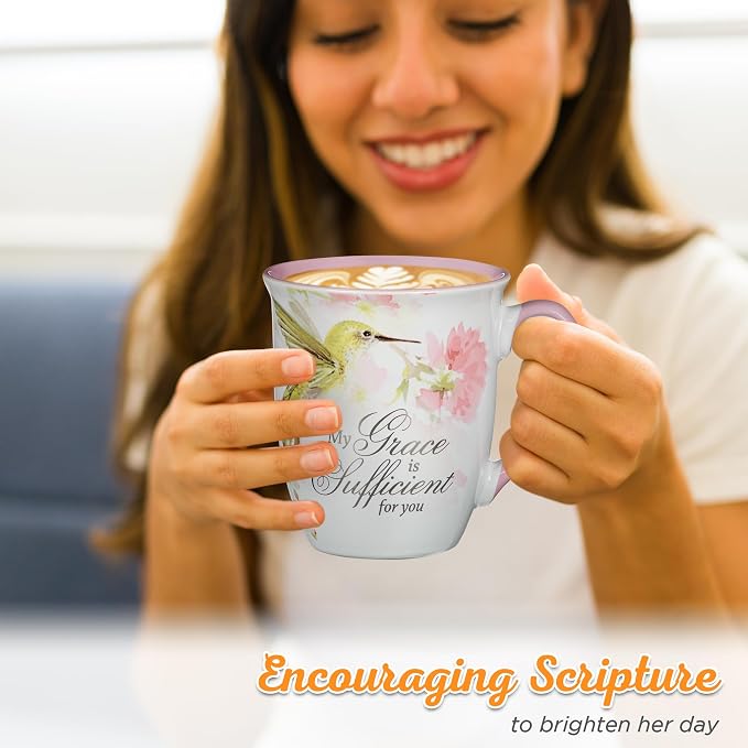 Christian Art Gifts Large Ceramic Inspirational Scripture Coffee & Tea Mug - Image 3