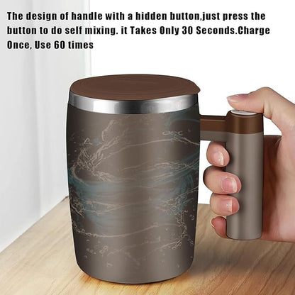 Self Stirring Mug, Rechargeable Auto Magnetic Coffee Mug - Image 4
