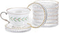 Modern Clear Coaster Set of 8 Glass Coasters by Unknown