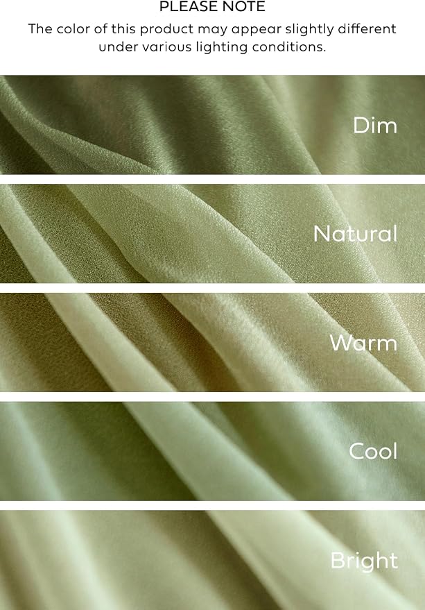 Ling's Moment 10Ft Chiffon Table Runner, Sage Green | Light Green Sheer - Image 7