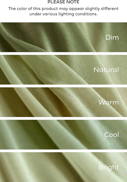 Ling's Moment 10Ft Chiffon Table Runner, Sage Green | Light Green Sheer - Image 7