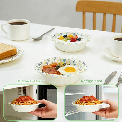 30 Pcs Small Paper Bowls, 8 oz Disposable Bowls, Soak Proof, Cut Proof - Image 4