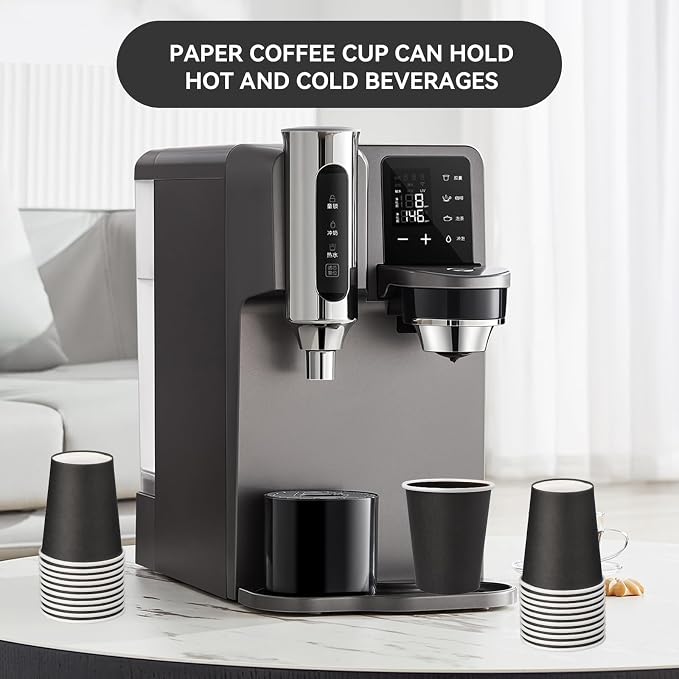 25 Pack 8 oz Disposable Paper Cups, Beverage Cups - Image 6