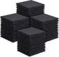 48 Pieces Slate Drink Coasters, GOH DODD 4 Inch Black Coasters Stone Coaster Set by GOHDODD