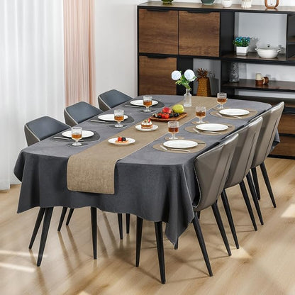 Faux Leather Placemats Set of 6, Dual Sided - Image 3